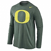 Oregon Ducks Nike Logo Cotton Long Sleeve WEM T-Shirt - Green,baseball caps,new era cap wholesale,wholesale hats